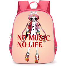 One Piece Uta Backpack School Bag StudentPack - One Piece Uta No Music No Life Poster