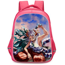 One Piece Yamato One Backpack StudentPack - Yamato One Sitting And Her Hold Weapon