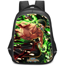 One Piece Roronoa Zoro Backpack StudentPack - Roronoa Zoro In Action Posture