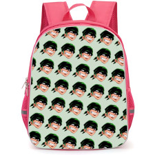 One Piece Zoro Backpack StudentPack - Zoro Avatar Pattern Art On Green Background
