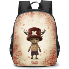 One Piece Netflix Tony Tony Chopper Backpack School Bag StudentPack - Tony Tony Chopper 3D Character Poster
