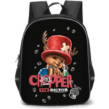 One Piece Netflix Tony Tony Chopper Backpack School Bag StudentPack - Tony Tony Chopper Cute Sticker Art Poster