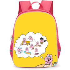 Opanchu Usagi Backpack StudentPack - Opanchu Usagi A Collection Of Best Idea Drawing On Yellow Background