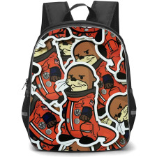 Otter Space Backpack StudentPack - Otter Space Otter Wear Astronaut Suit Sticker Mania Poster