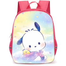Pochacco Sanrio Backpack School Bag StudentPack - Pochacco Sanrio Gradient Cloud Portrait Poster
