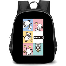 Pochacco Sanrio Backpack School Bag StudentPack - Pochacco Sanrio Happy Portrait Collage Sticker