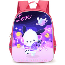Pochacco Sanrio Backpack School Bag StudentPack - Pochacco Sanrio Hello Sweet Days Neon Poster