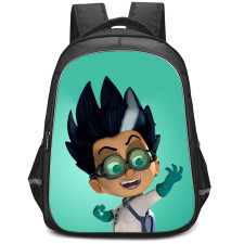 PJ Masks Power Heroes Romeo Backpack StudentPack - Romeo Portrait On Cyan Background