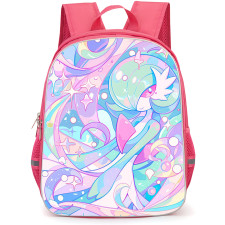 Pokemon Gardevoir Backpack School Bag StudentPack - Pokemon Gardevoir Pastel Colored Illustration Art Poster