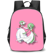 Pokemon Gardevoir Backpack StudentPack - Gardevoir Two Dancing Pink Background
