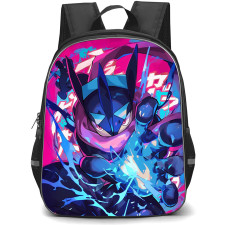 Pokemon Greninja Backpack School Bag StudentPack - Pokemon Greninja In The Style Of Jujutsu Kaisen Poster