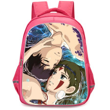 Princess Mononoke Backpack StudentPack - Princess Mononoke San and Ashitaka Poster