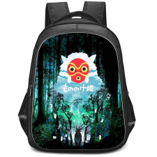 Princess Mononoke Backpack StudentPack - Princess Mononoke Princess in the Forest Poster