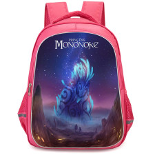 Princess Mononoke Backpack StudentPack - Princess Mononoke Nightwalker Theme Poster