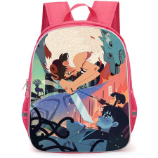 Princess Mononoke San Backpack StudentPack - San Trying To Kill Poster Art