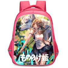 Princess Mononoke Backpack StudentPack - San And Moro Poster