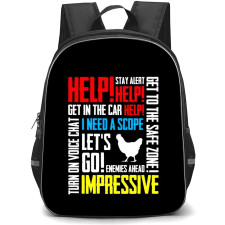 PUBG Backpack StudentPack - PUBG Quotes On Black Background