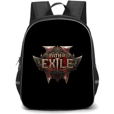 Path Of Exile Backpack School Bag StudentPack - Path Of Exile 2 Game Logo Sticker