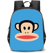 Paul Frank Backpack StudentPack - Monkey with Blue Background Cartoon Art