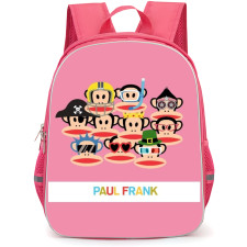 Paul Frank Backpack StudentPack - Monkey Group with Pink Background