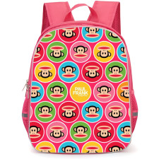 Paul Frank Backpack StudentPack - Monkey with Pink Background Pattern Art
