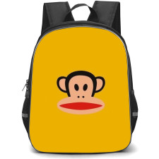 Paul Frank Backpack StudentPack - Monkey with Yellow Background Cartoon Art
