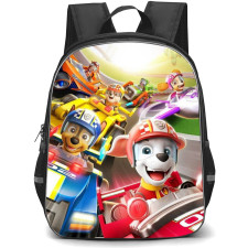 Paw Patrol School Backpack StudentPack - Characters In Race Cars