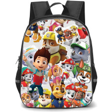 Paw Patrol School Backpack StudentPack - Characters Sticker Art Collage