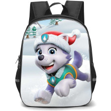 Paw Patrol Everest School Backpack StudentPack - Everest Running Snow Background