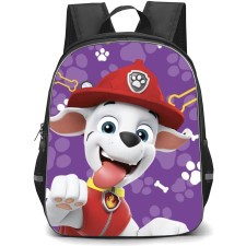 Paw Patrol Marshall School Backpack StudentPack - Marshall Portrait Pattern Art Background