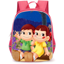 Peko and Poko Backpack StudentPack - Peko and Poko Sitting on a Tree Trunk Portrait