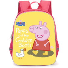 Peppa Pig School Backpack StudentPack - Peppa Pig Her Golden Boots