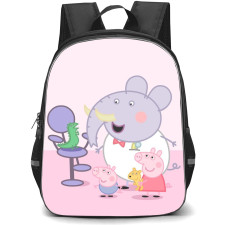 Peppa Pig School Backpack StudentPack - Mr. Dinosaur Doctor's Appointment Illustration