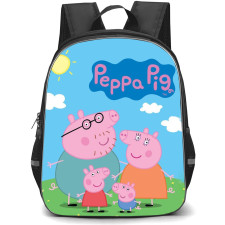 Peppa Pig School Backpack StudentPack - Pig Family Portrait