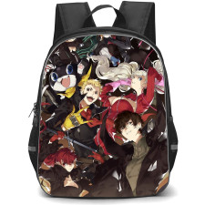 Persona 5 Backpack StudentPack - Characters Holding Weapons Collage