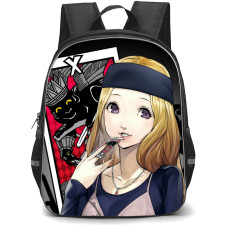 Persona 5 Chihaya Mifune Backpack StudentPack - Chihaya Mifune Holding Card