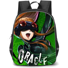 Persona 5 Futaba Sakura Backpack StudentPack - Futaba Sakura Oracle Green Background