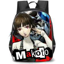 Persona 5 Makoto Niijima Backpack StudentPack - Makoto Niijima Motorbike Background