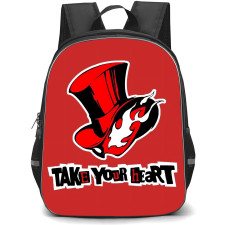 Persona 5 Backpack StudentPack - Red Hat Logo Take Your Heart