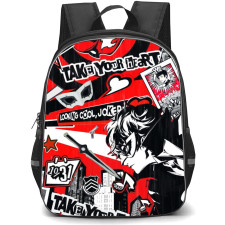 Persona 5 Ren Amamiya Backpack StudentPack - Ren Amamiya Quote Background