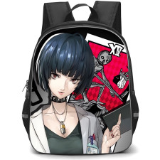 Persona 5 Tae Takemi Backpack StudentPack - Tae Takemi Holding Card