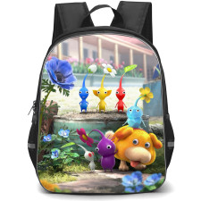 Pikmin Backpack School Bag StudentPack - Characters Standing Portrait 3d Poster