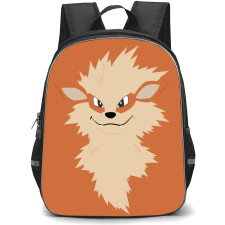 Pokemon Arcanine Backpack StudentPack - Arcanine Orange Background