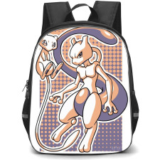 Pokemon Mewtwo Backpack StudentPack - Mewtwo Fierce Cartoon Art