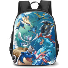 Pokemon Backpack StudentPack - Water Element Fight