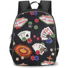 Poker Backpack Student Pack - Poker Aces Black Bg