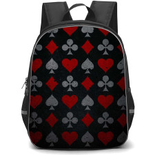 Poker Backpack Student Pack - Skull Man Holding Cards