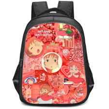 Ponyo Backpack StudentPack - Ponyo Red Effect Collage
