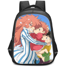 Ponyo Backpack StudentPack - Ponyo Fujimoto Hugging Sosuke Poster