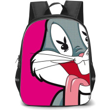 Pop Art Pattern Backpack StudentPack - Bugs Bunny Seeing Playboy Bunny